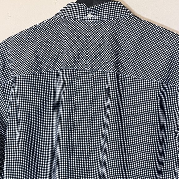 Fred Perry Gingham Check Cotton Button Down Long Sleeve Shirt - Men's Size XL - Picture 8 of 12